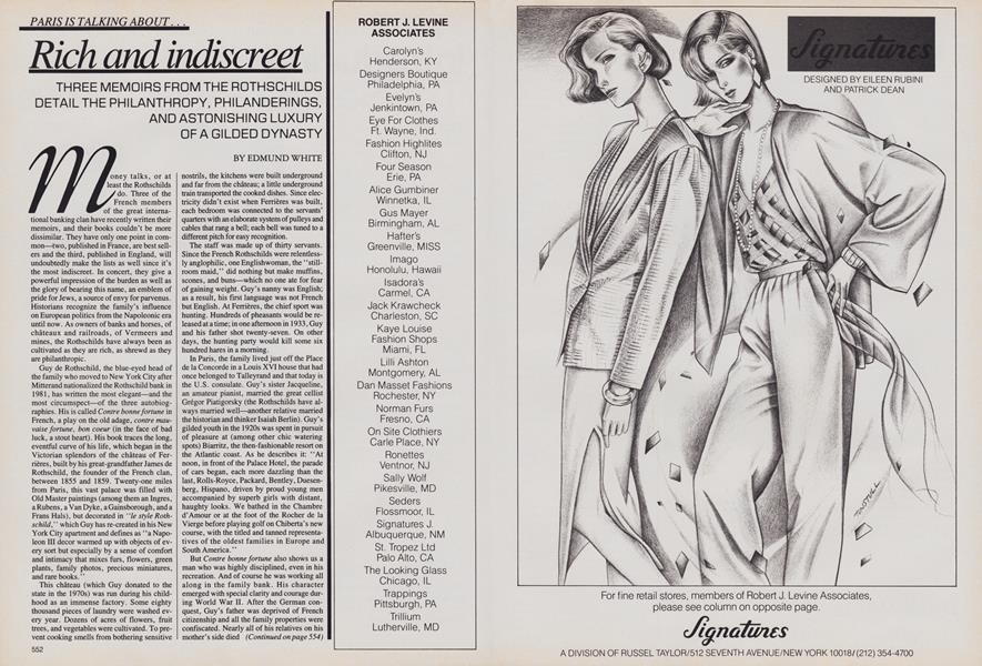 Paris is Talking About: Rich and Indiscreet