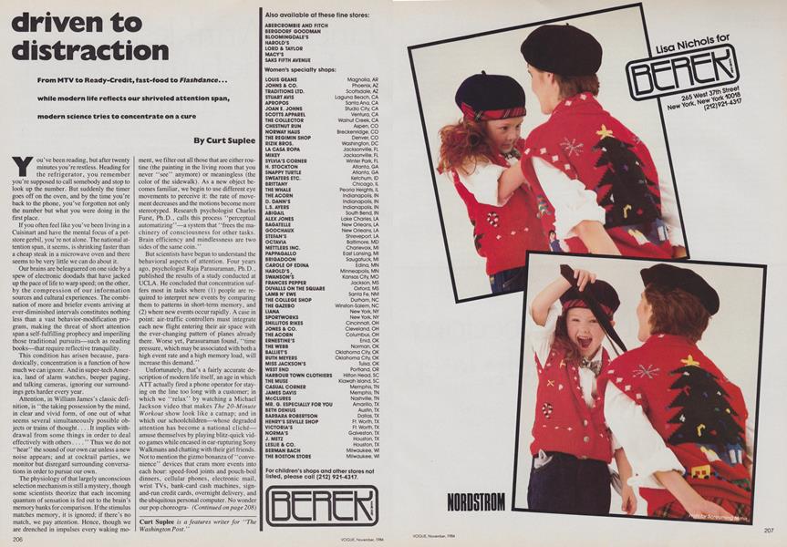 Driven to Distraction