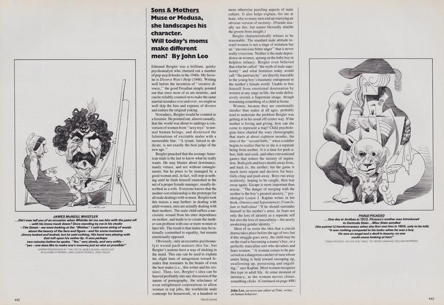 Sons & Mothers: Muse or Medusa, She Landscapes His Character