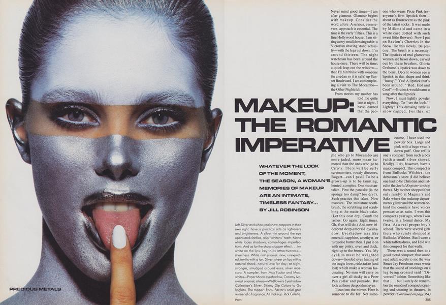 Makeup: the Romantic Imperative