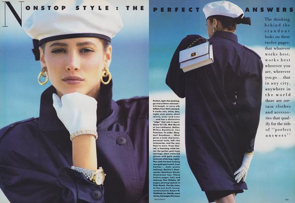 Nonstop Style: The Perfect Answers