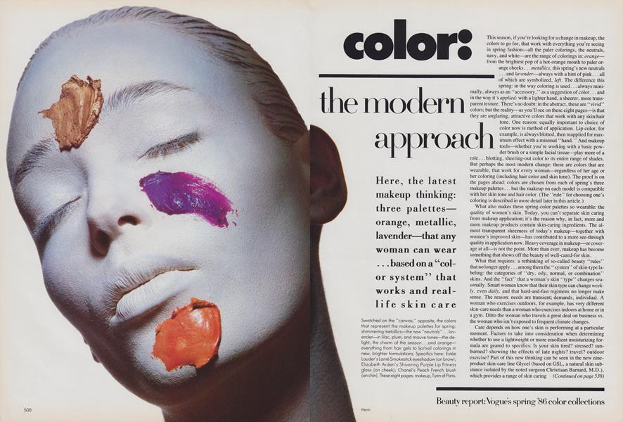 Color: the Modern Approach/Lingerie: A New Understatement