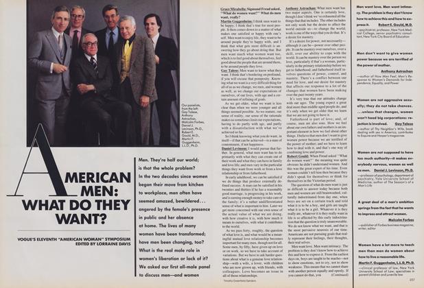 American Men: What Do They Want?