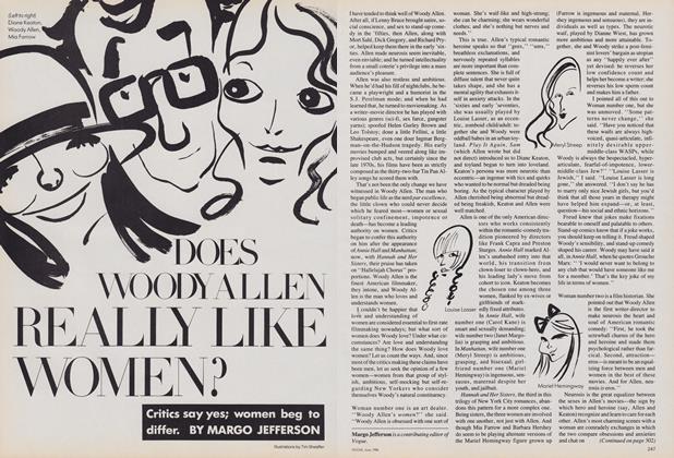 Does Woody Allen Really Like Women?