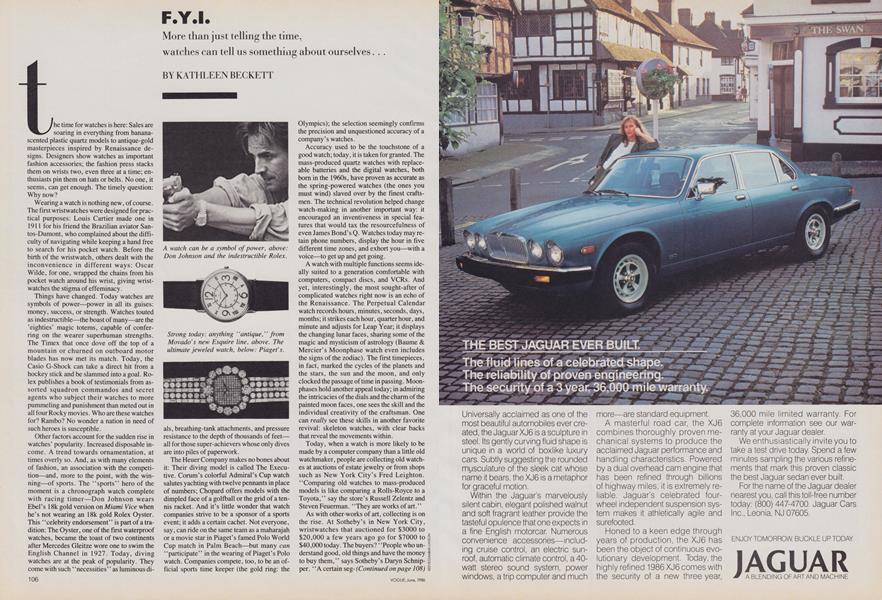 More Than Just Telling the Time, Watches Can Tell Us Something About Ourselves