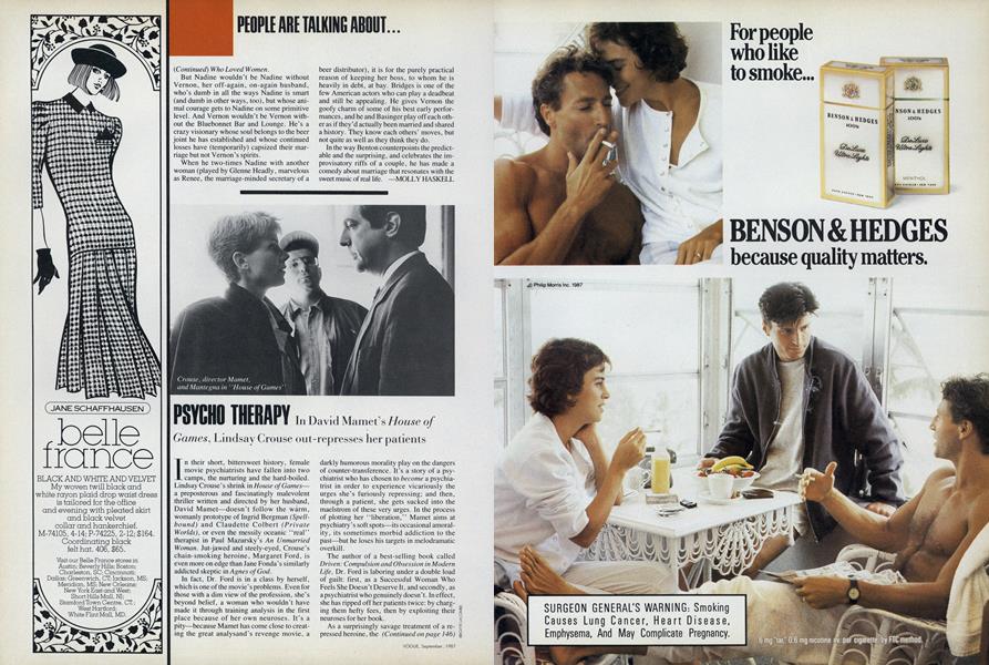 Psycho Therapy | Vogue | SEPTEMBER 1987