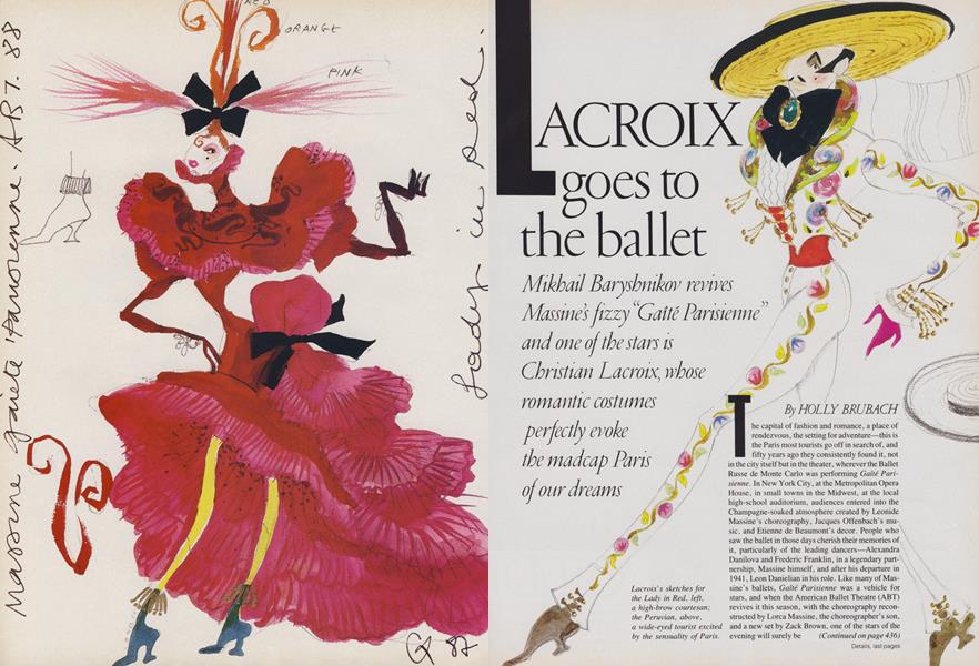 Lacroix Goes to the Ballet