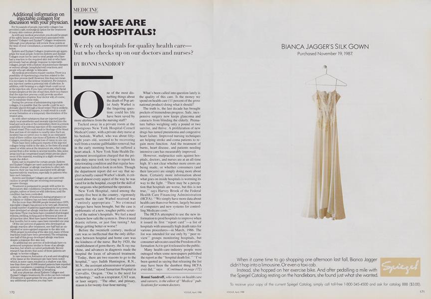 How Safe Are Our Hospitals?