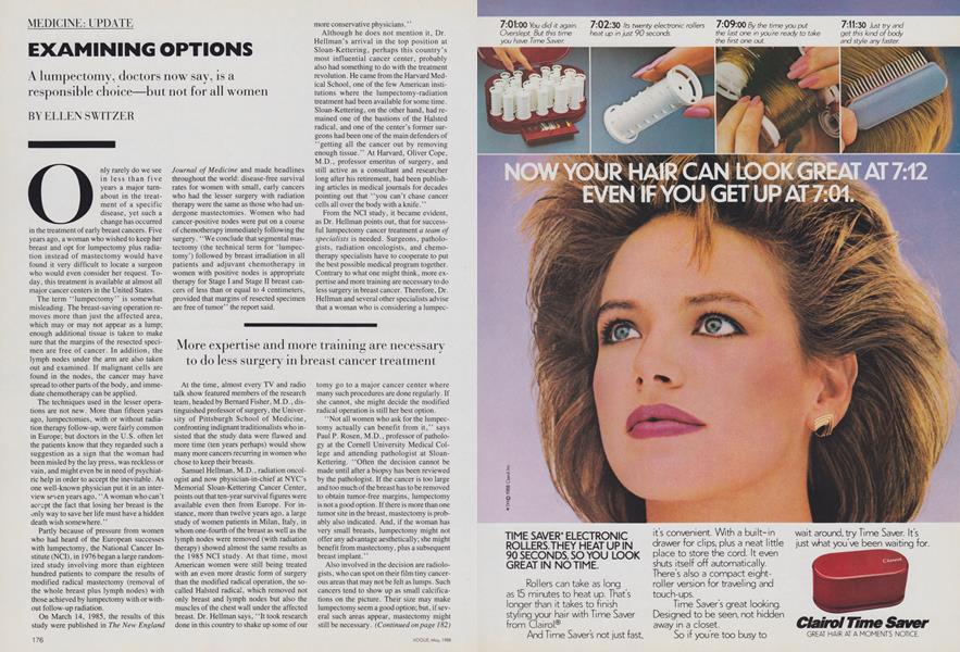 Update: Examining Options