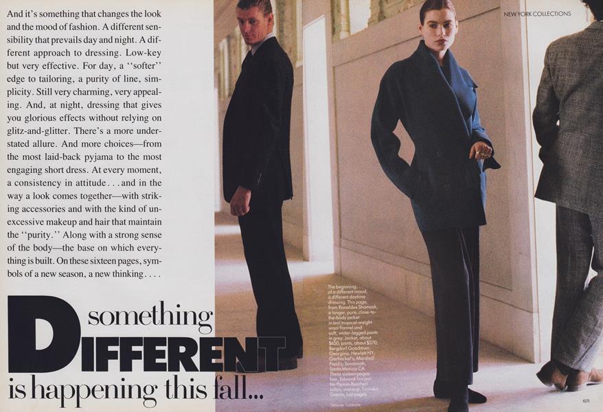 New York Collections: Something Different Is Happening This Fall