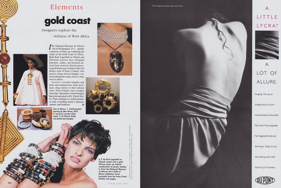 Gold Coast | Vogue | APRIL 1989