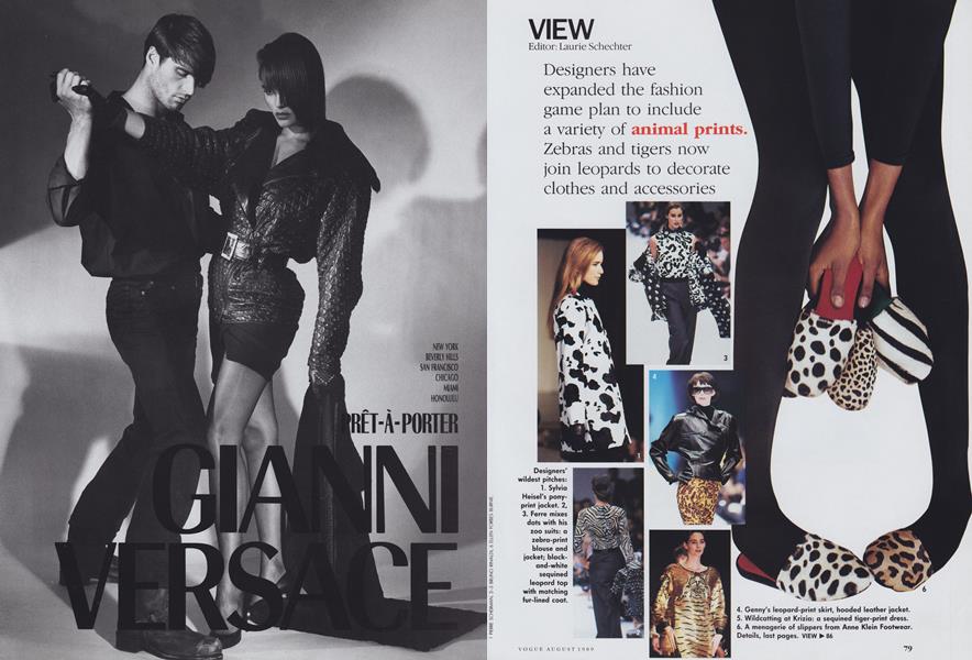 Vogue's View | Vogue | AUGUST 1989