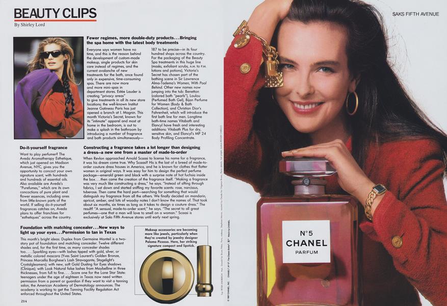 Beauty Clips | Vogue | NOVEMBER 1989