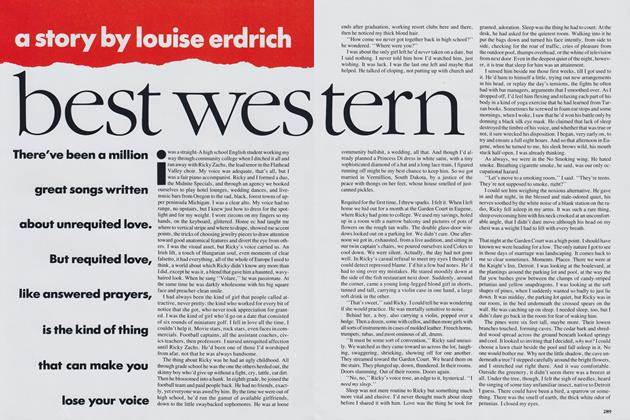 Best Western:  A story by Louise Erdrich