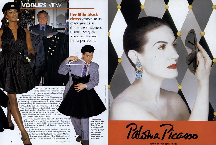 The Little Black Dress | Vogue | JULY 1991