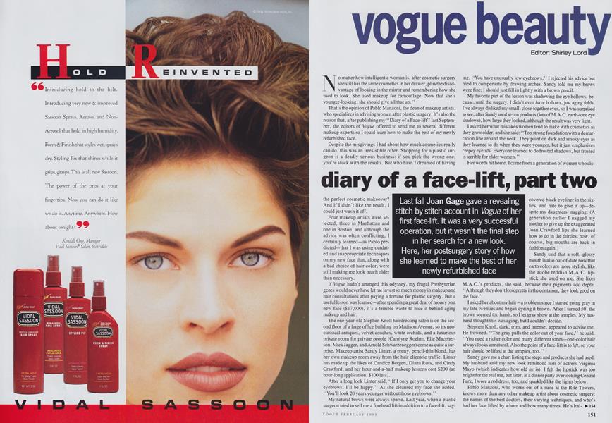 Diary of a Face-lift, Part Two | Vogue | FEBRUARY 1993