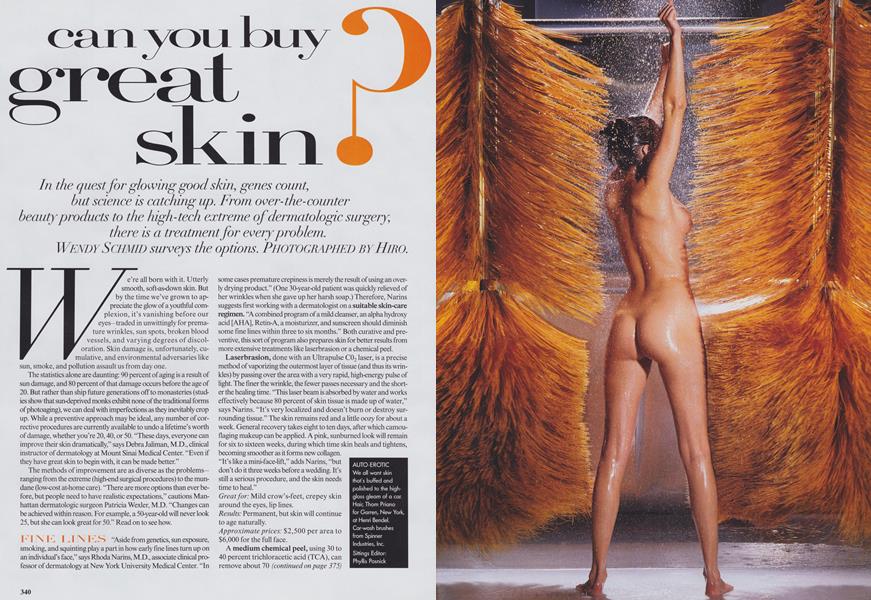 Can You Buy Great Skin?