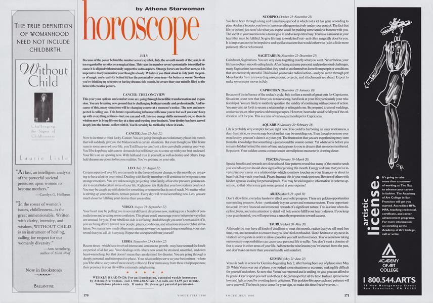 Horoscope | Vogue | JULY 1996