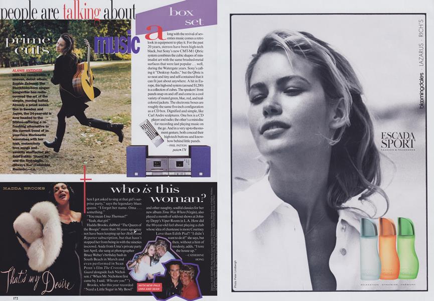 Music: Who Is This Woman? | Vogue | DECEMBER, 1996