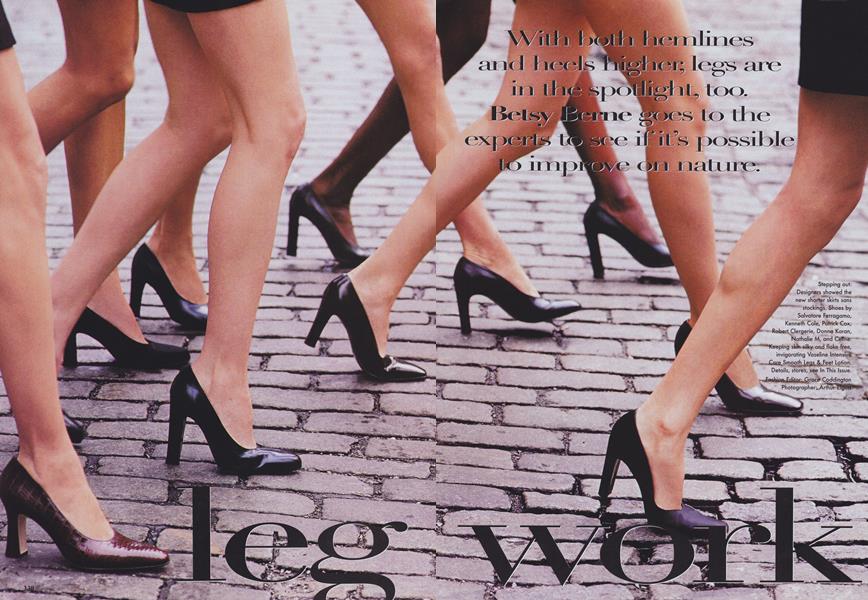 Leg Work Vogue August 1997