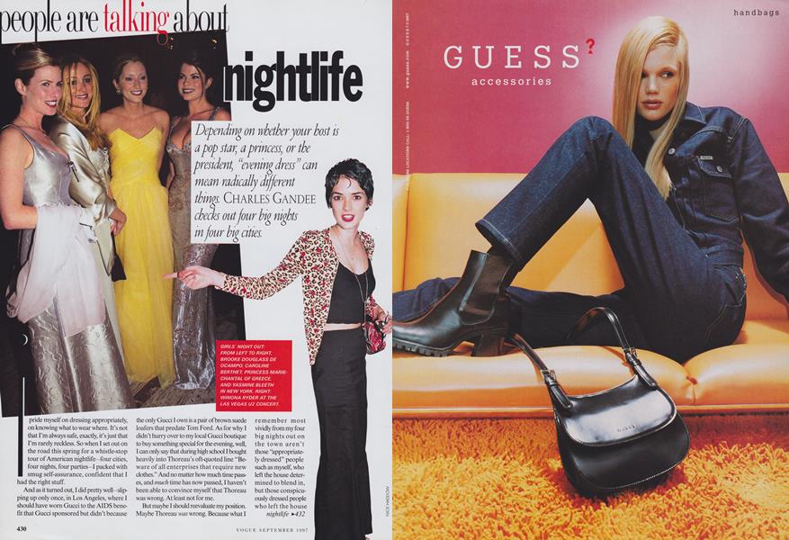 Nightlife: Depending on Whether Your Host Is a Pop Star, a Princess, or the President, "Evening Dress" Can Mean Radically Different Things