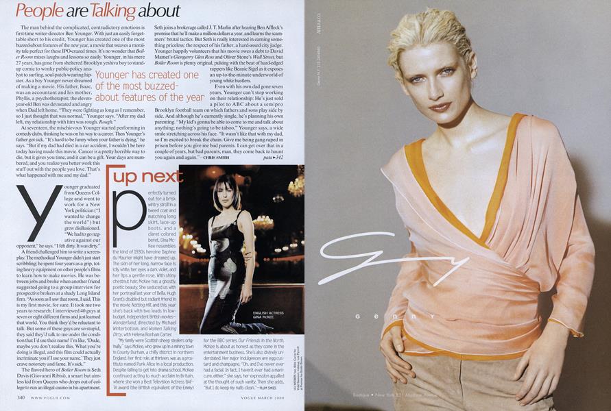 Up Next: Gina McKee | Vogue | MARCH 2000