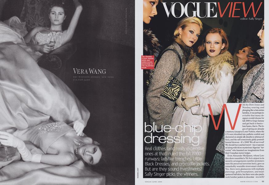 Blue-Chip Dressing | Vogue | JUNE 2000