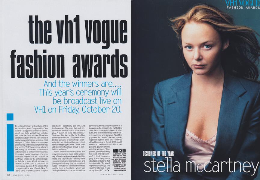 The VH1 Vogue Fashion Awards: Designer of the Year—Stella McCartney