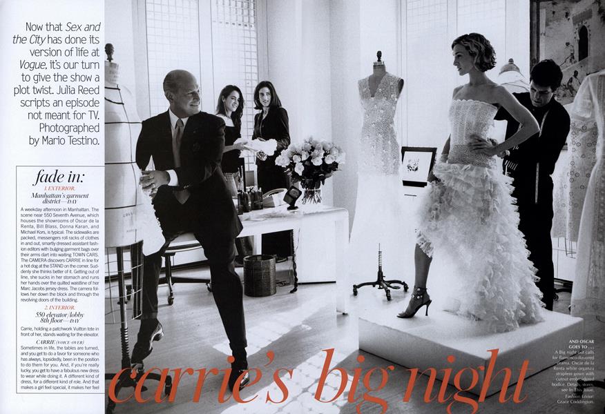 Carrie S Big Night Vogue February 2002