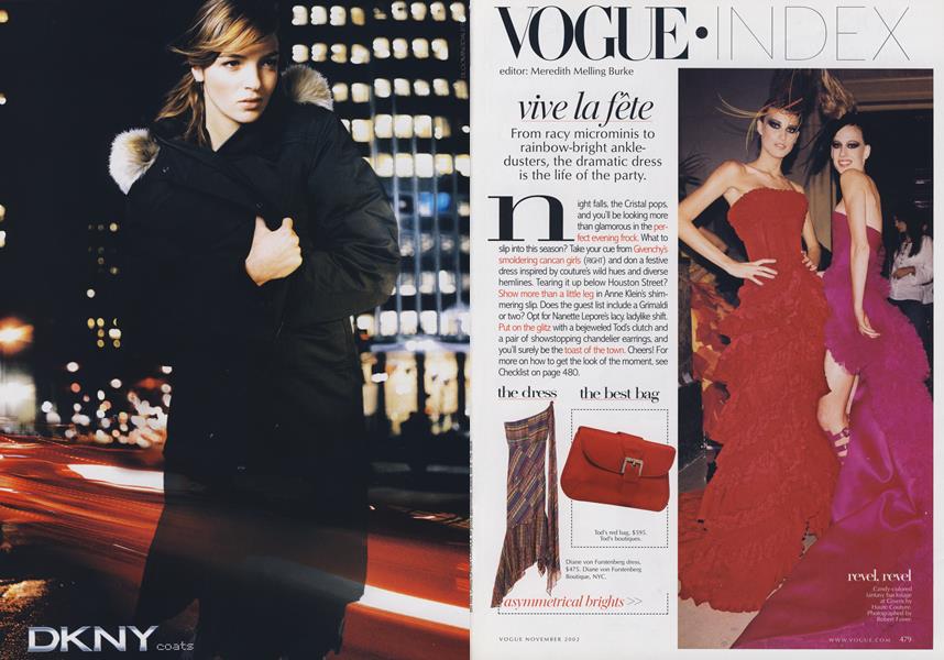 Viva la Fete | Vogue | NOVEMBER 2002