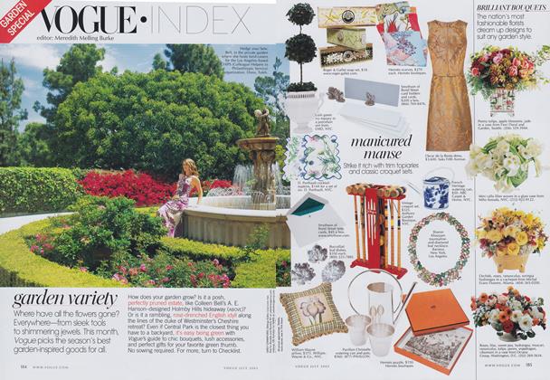 Vogue Index: Garden Variety