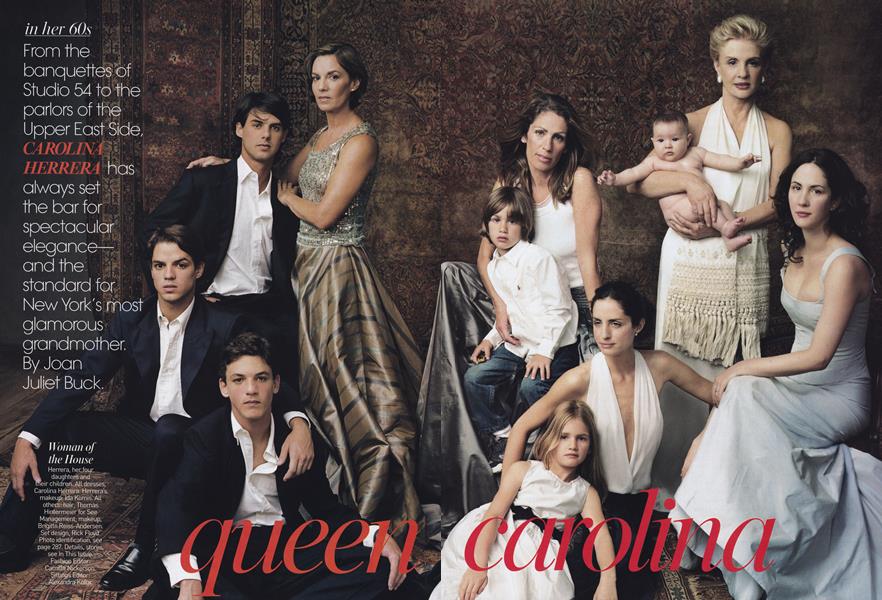 In Her 60s Queen Carolina Vogue August 2004