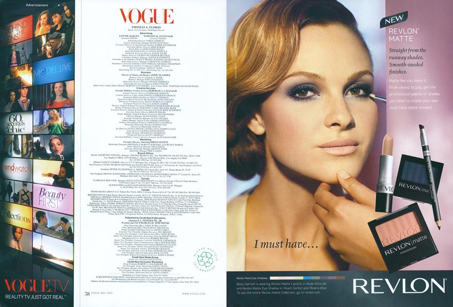 Masthead | Vogue | MAY 2009