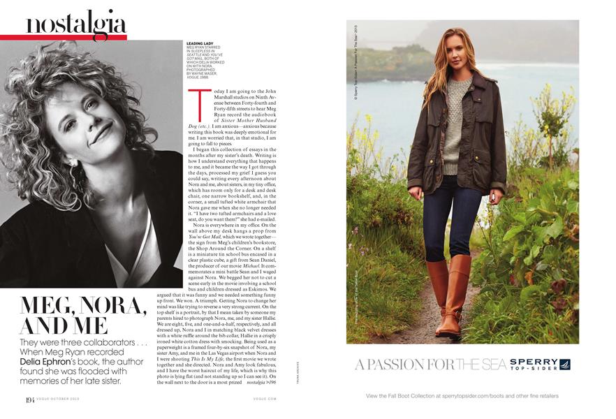 Sister, Sister: Meg, Nora, and Me