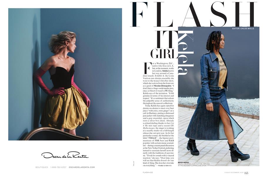 It Girl: Kelela | Vogue | DECEMBER 2015
