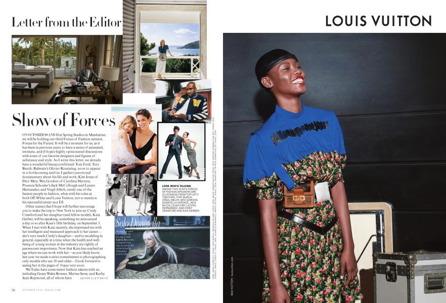 Show of Forces | Vogue | OCTOBER 2019