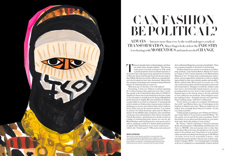CAN FASHION BE POLITICAL?