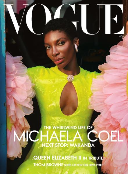 Vogue magazine cover for NOVEMBER 2022