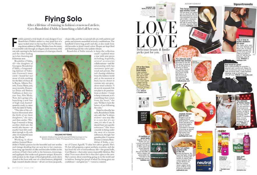 Flying Solo | Vogue | WINTER 2023