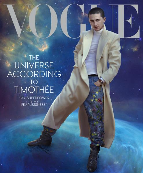 Vogue magazine cover for DECEMBER 2025